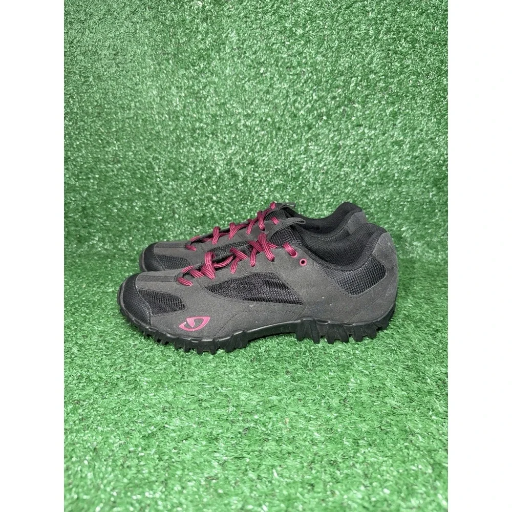 Giro Junction Womens Size 7.5 Black‎ Pink Cycling Shoes Mountain Biking Sneakers